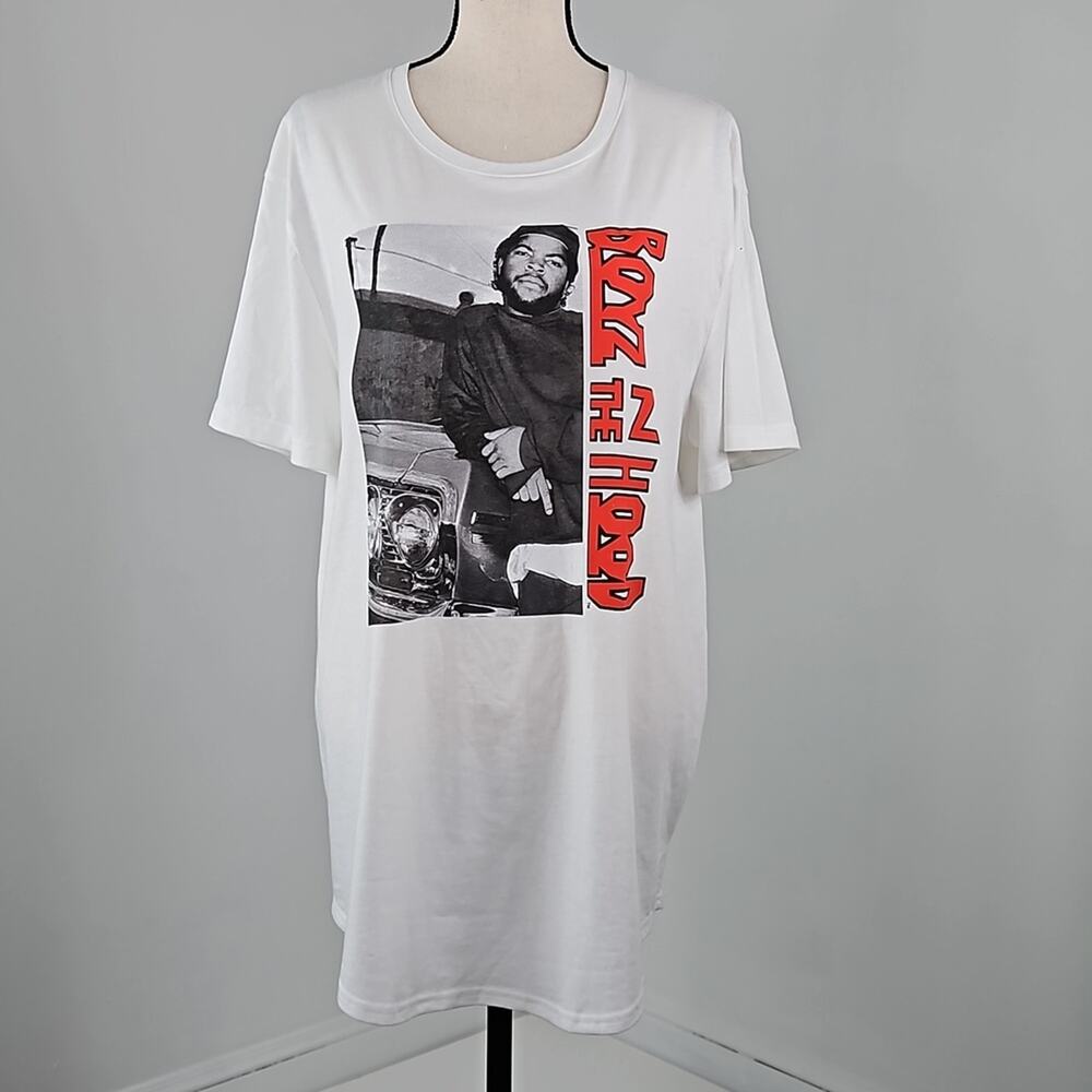 Hybrid Apparel Boyz N The Hood Long T-Shirt Pajama Gown | Women's Large |‎ FLAWS